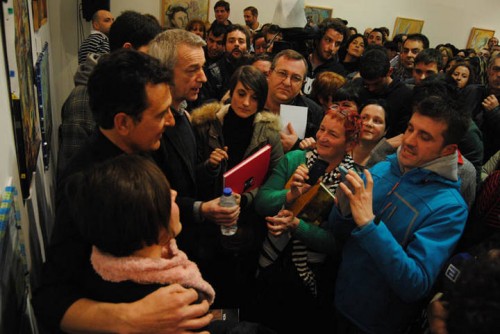 Manolo García expone su obra plástica en Siero