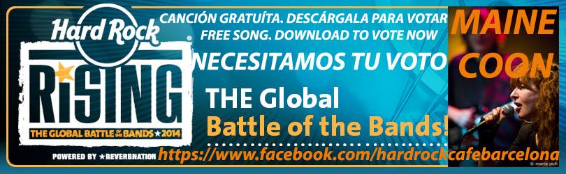 Maine Coon en el Hard Rock Café Rising 2014 Barcelona