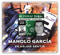 Entrevista a Manolo García en Al Primer Toque, Onda Cero 26/3