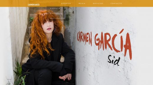 Carmen García estrena página web!