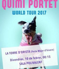 Quimi Portet en concierto… hoy en Torre de l’Oristà