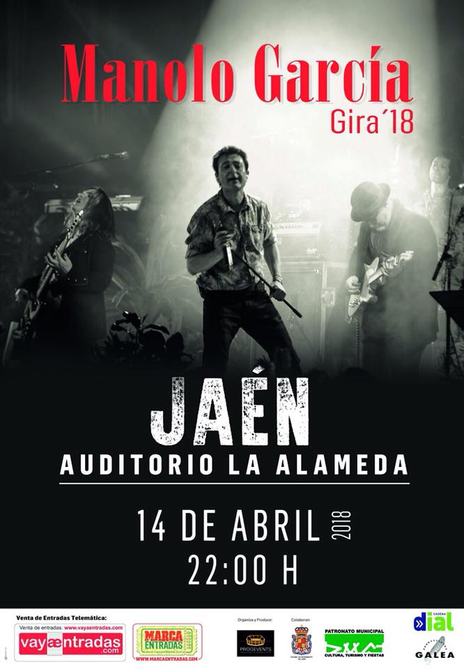 Video: Manolo García confirma la fecha de su concierto en Jaén