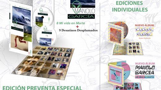YA DISPONIBLE EN PREVENTA EL NUEVO DOBLE ÁLBUM DE MANOLO GARCÍA