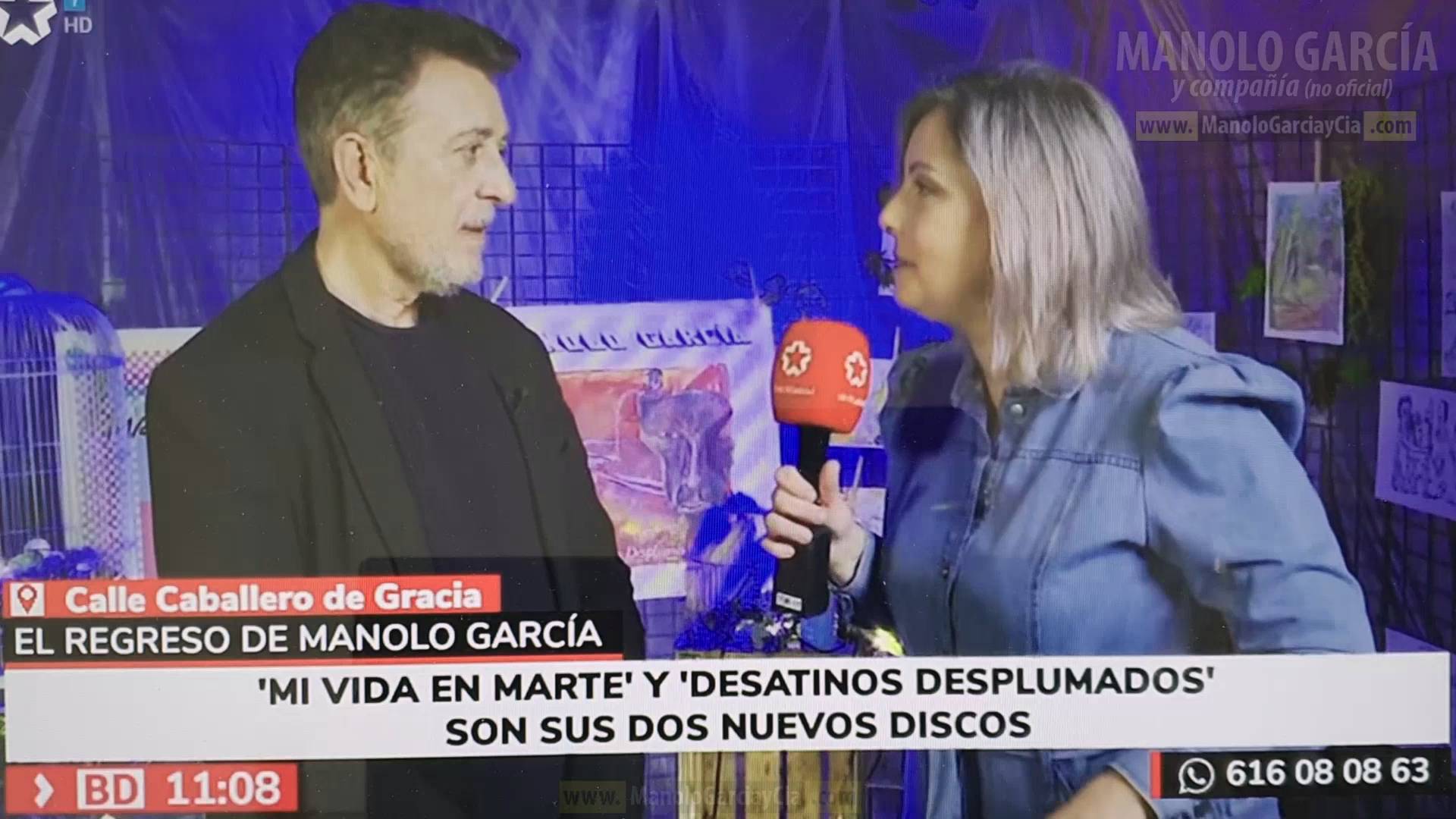 Manolo García en Buenos Días Madrid, Telemadrid 28/4/2022