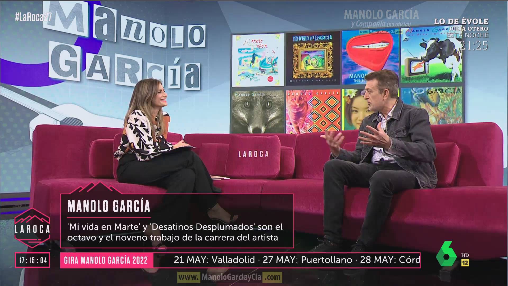 Manolo García en La Roca (La Sexta, 01/05/22)
