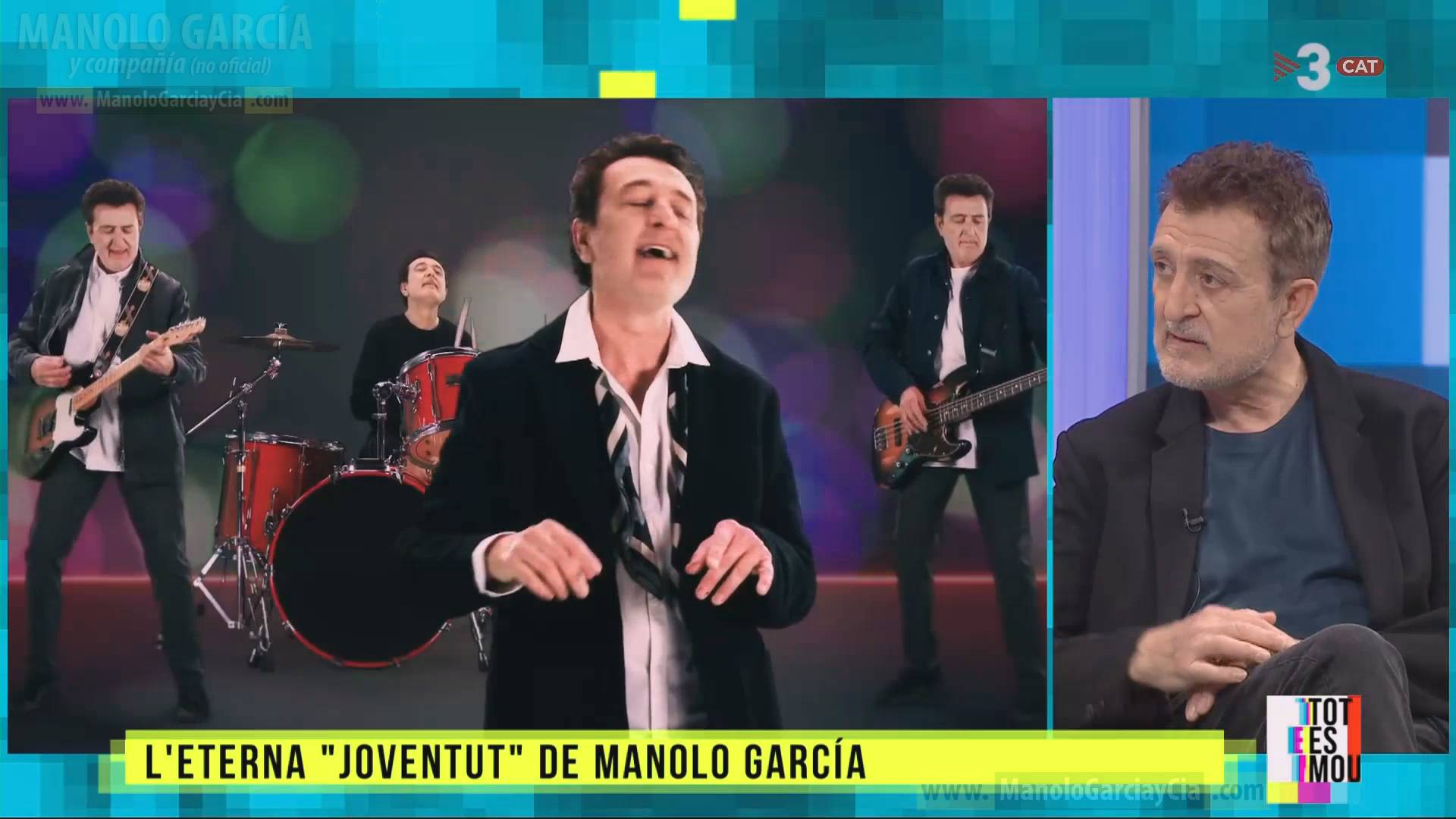 Manolo García en el programa Tot es Mou de TV3 (en Català) el 2/5/22