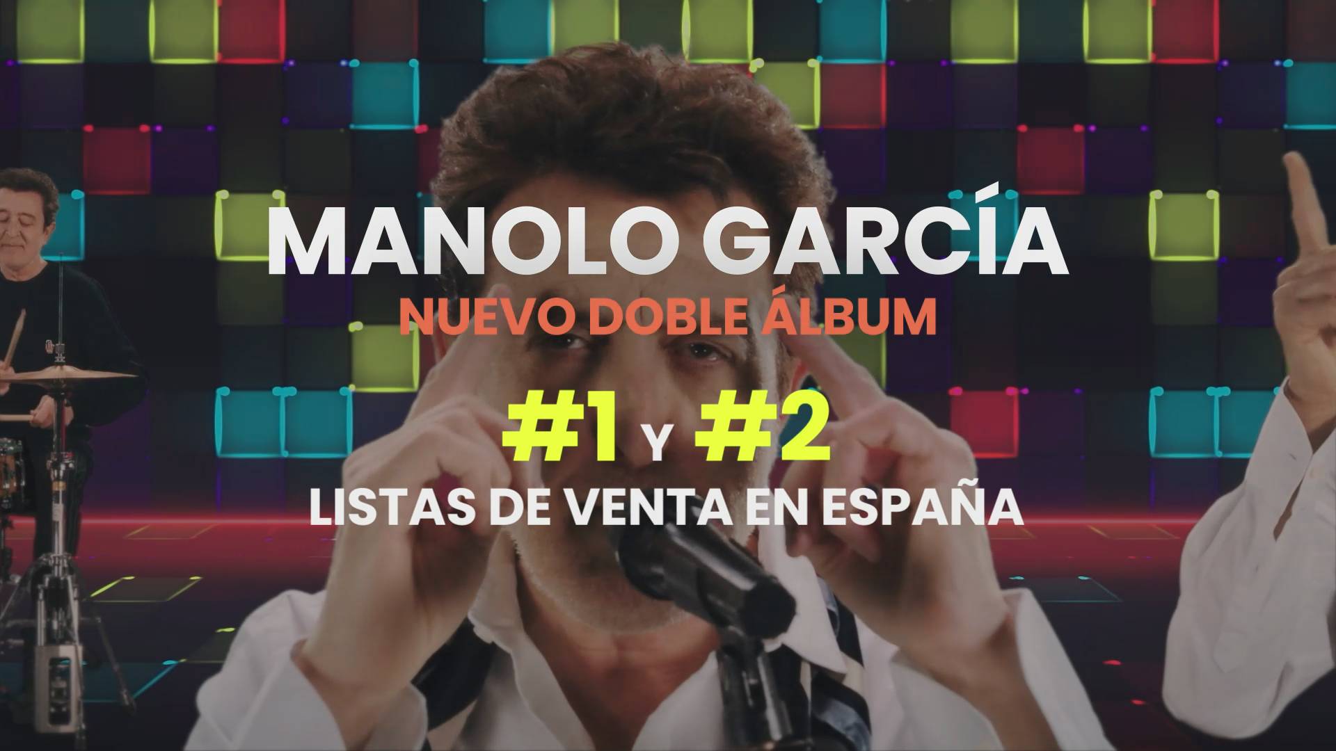 MANOLO GARCÍA NÚMERO 1 CON “MI VIDA EN MARTE” y NÚMERO 2 CON “DESATINOS DESPLUMADOS” EN LAS LISTAS OFICIALES DE VENTA