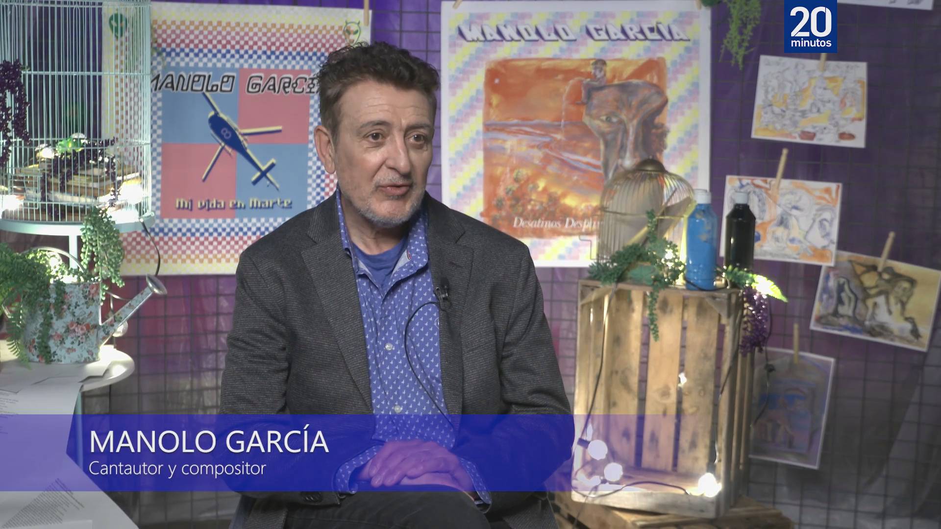 Manolo García, video entrevista 20 Minutos