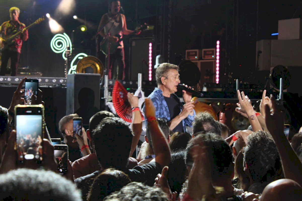 Manolo García en concierto en Puertollano