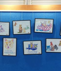 III Cat Lovers, con dibujos de Manolo García