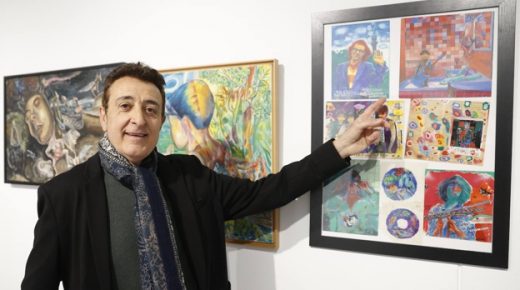 Manolo García, un artista en plenitud ante el lienzo o el pentagrama