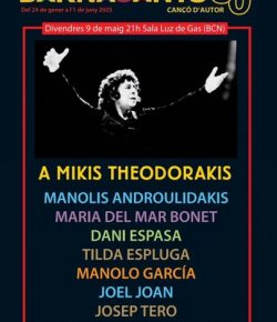 Manolo García en el concierto centenario Mikis Theodorakis en Festival Barnasants