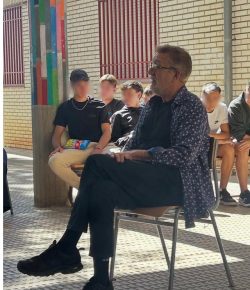 Un encuentro inolvidable con Manolo García en el IES Sierra del Segura