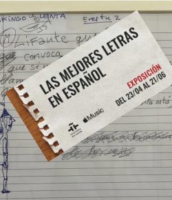 Exposición “Las mejores letras en español”, en el Instituto Cervantes